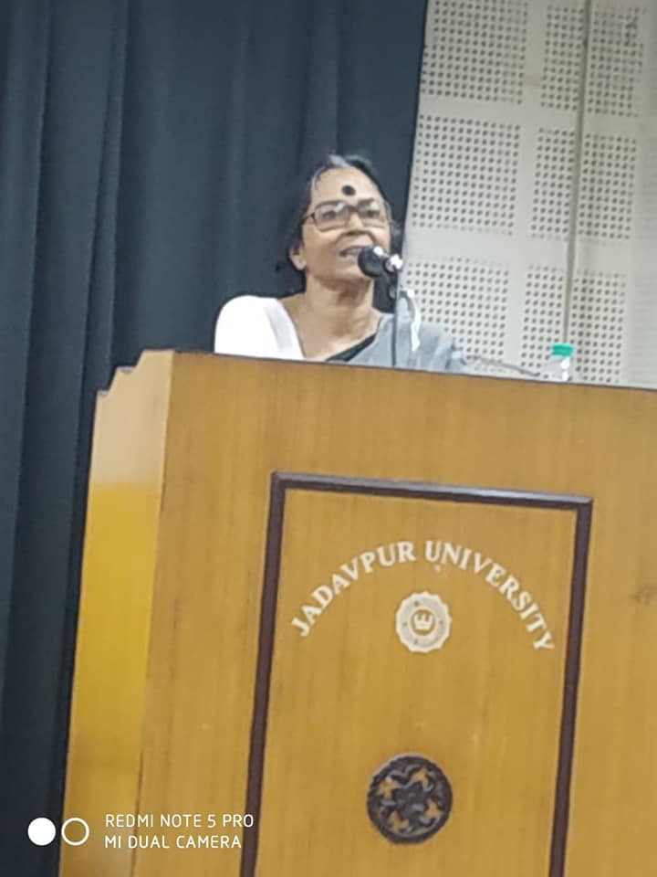 Speech by Dr. Enakshi Majumdar, the Writer's daughter