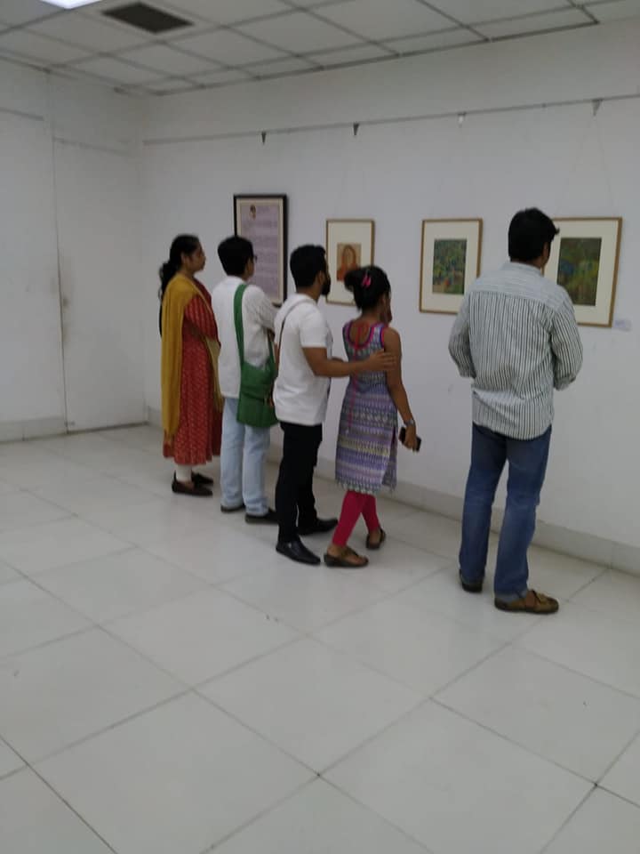 Exhibition in progress